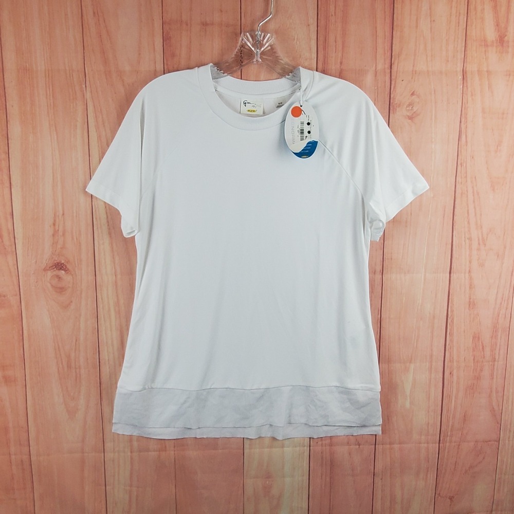 Greg Norman Play Dry‎ Womens Short Sleeve Shirt Sz Small Performance T-Shirt